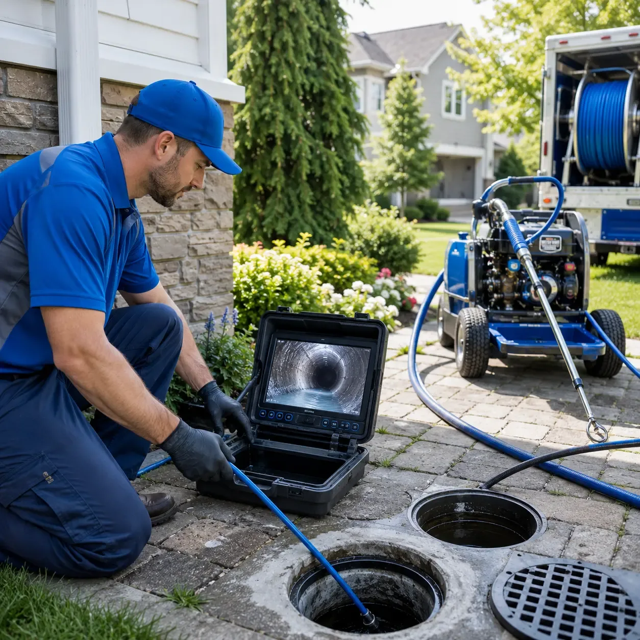 Outdoor drain cleaning professionals serving Hyde Park, PA